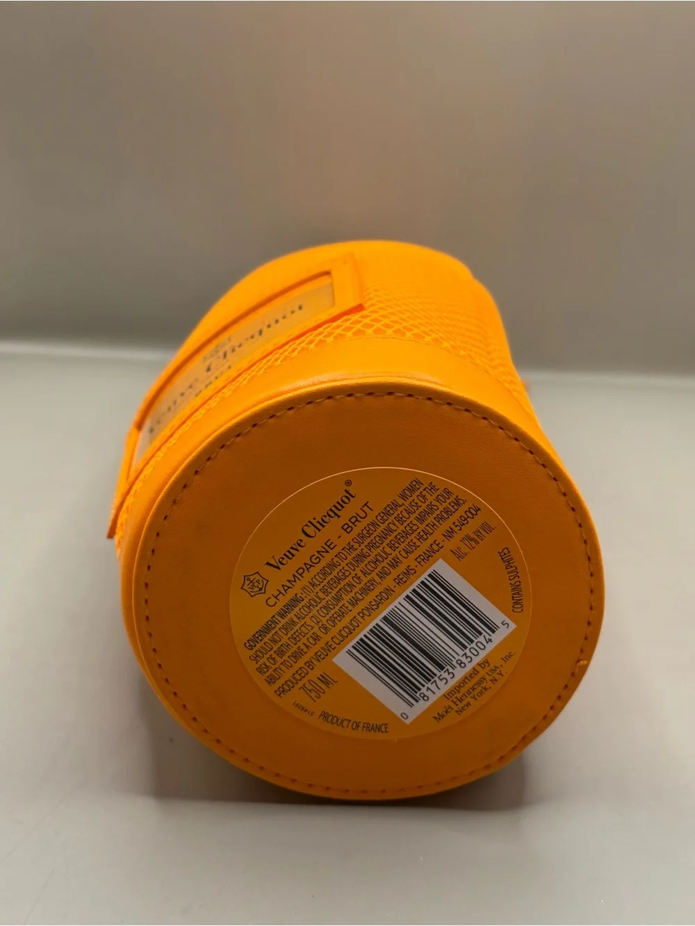 Veuve Clicquot 750ml Champagne Sleeve Insulated Coozy Travel Case